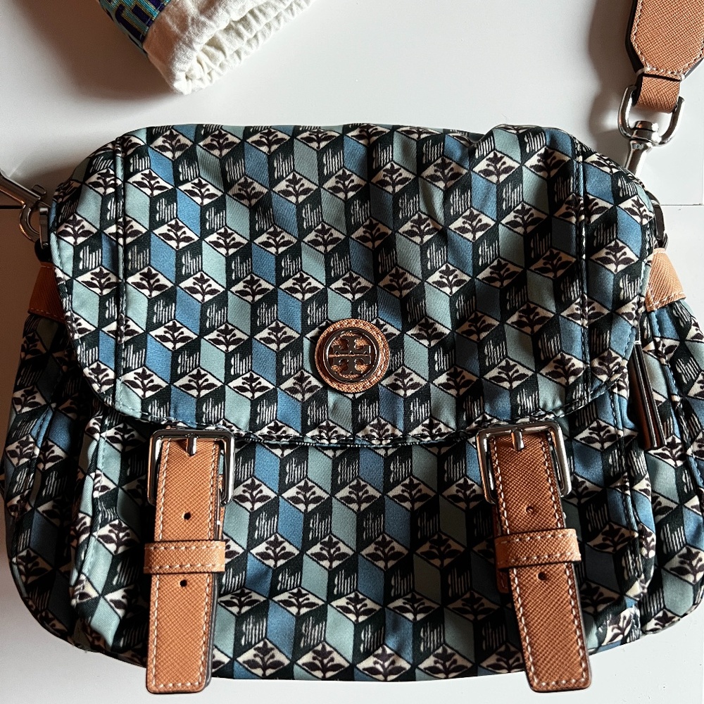 Tory Burch Nylon Printed Crossbody Bag